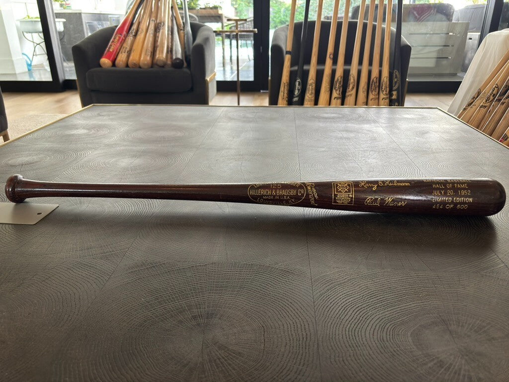1952 National Baseball HOF Induction Bat Limited Edition 385/500