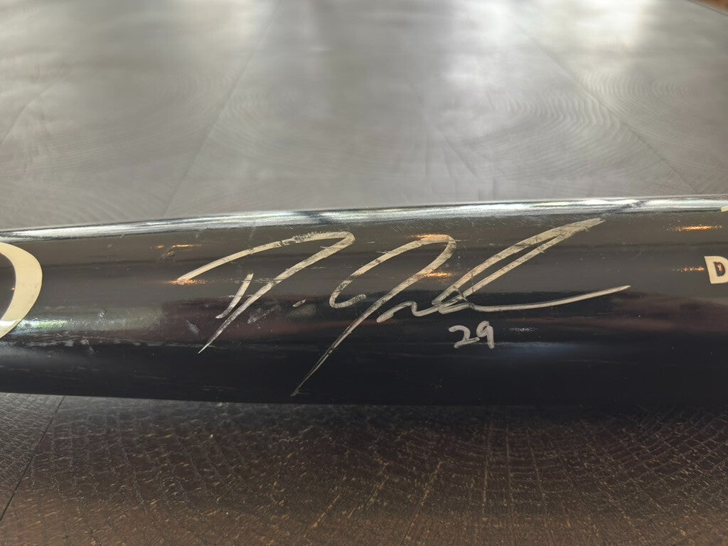 Dan Johnson Autographed Carolina Clubs Bat