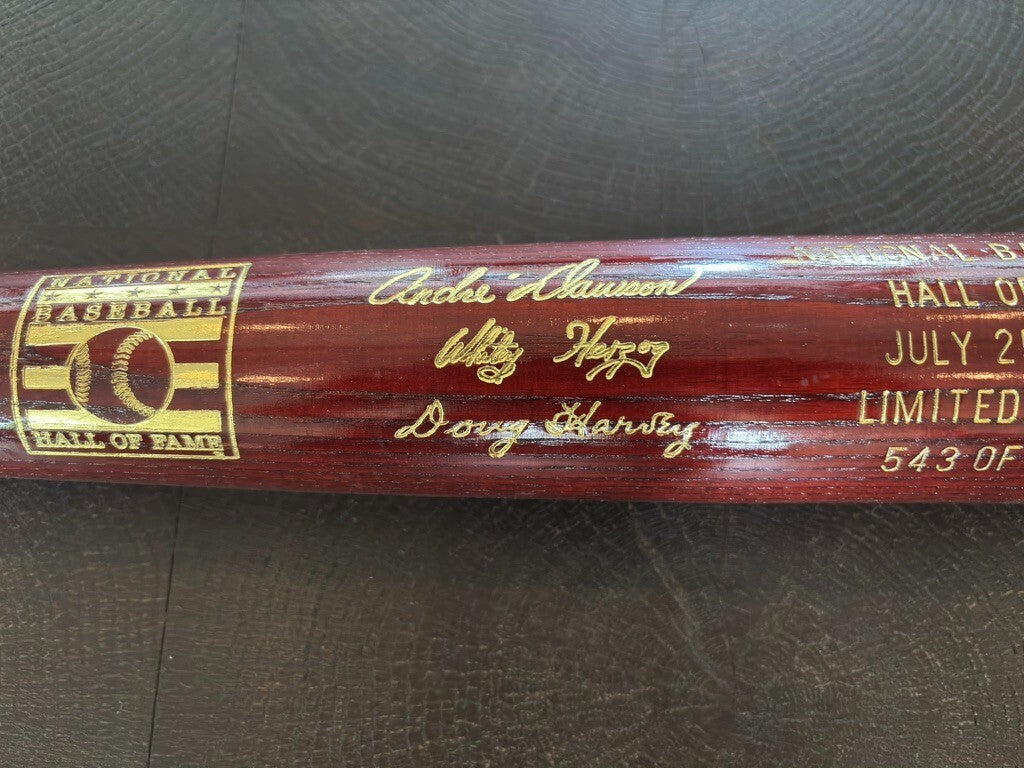 2010 National Baseball HOF Induction Bat Limited Edition 543/1000