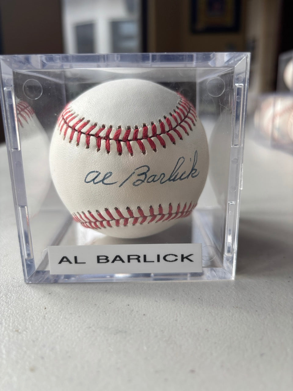 Al Barlick Autograph Baseball