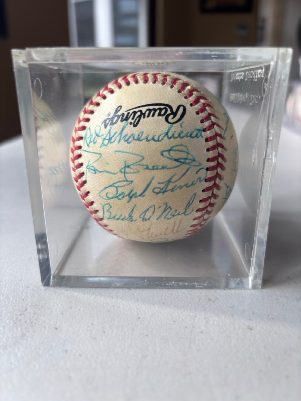 MLB Hall of Fame Players Autograph Baseball