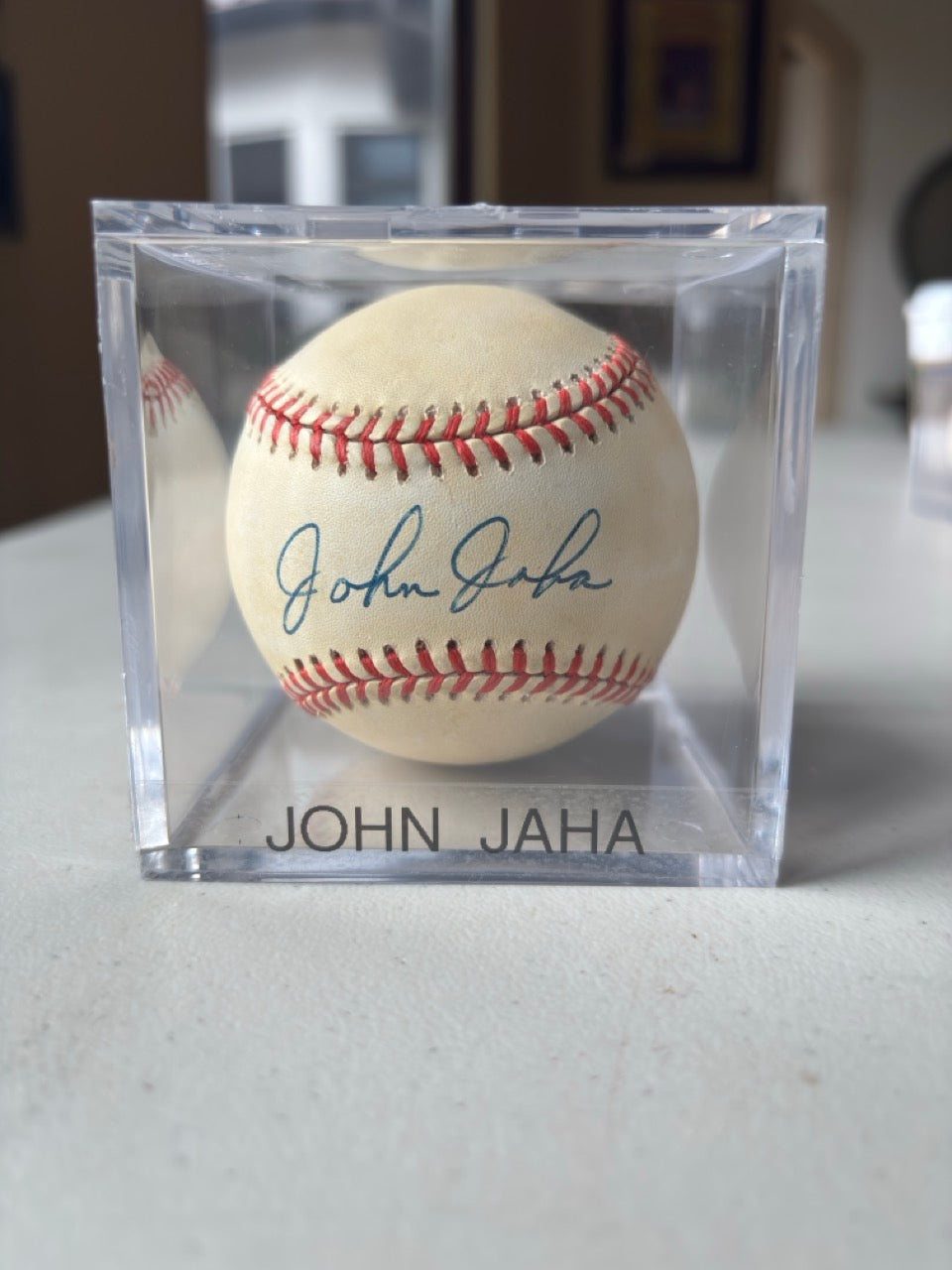 John Jaha Autograph Baseball