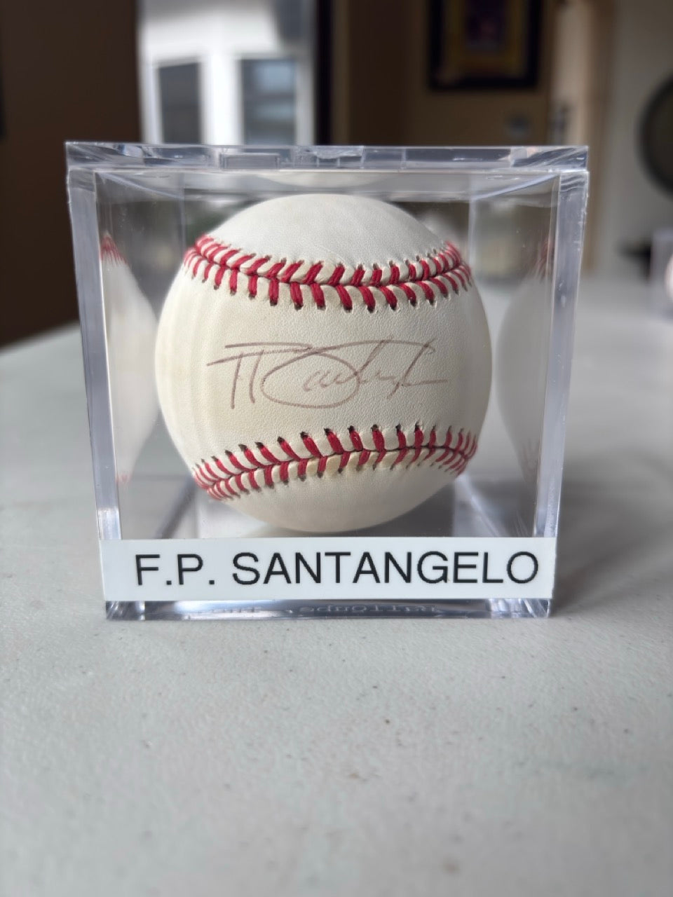 F.P. Santangelo Autograph Baseball