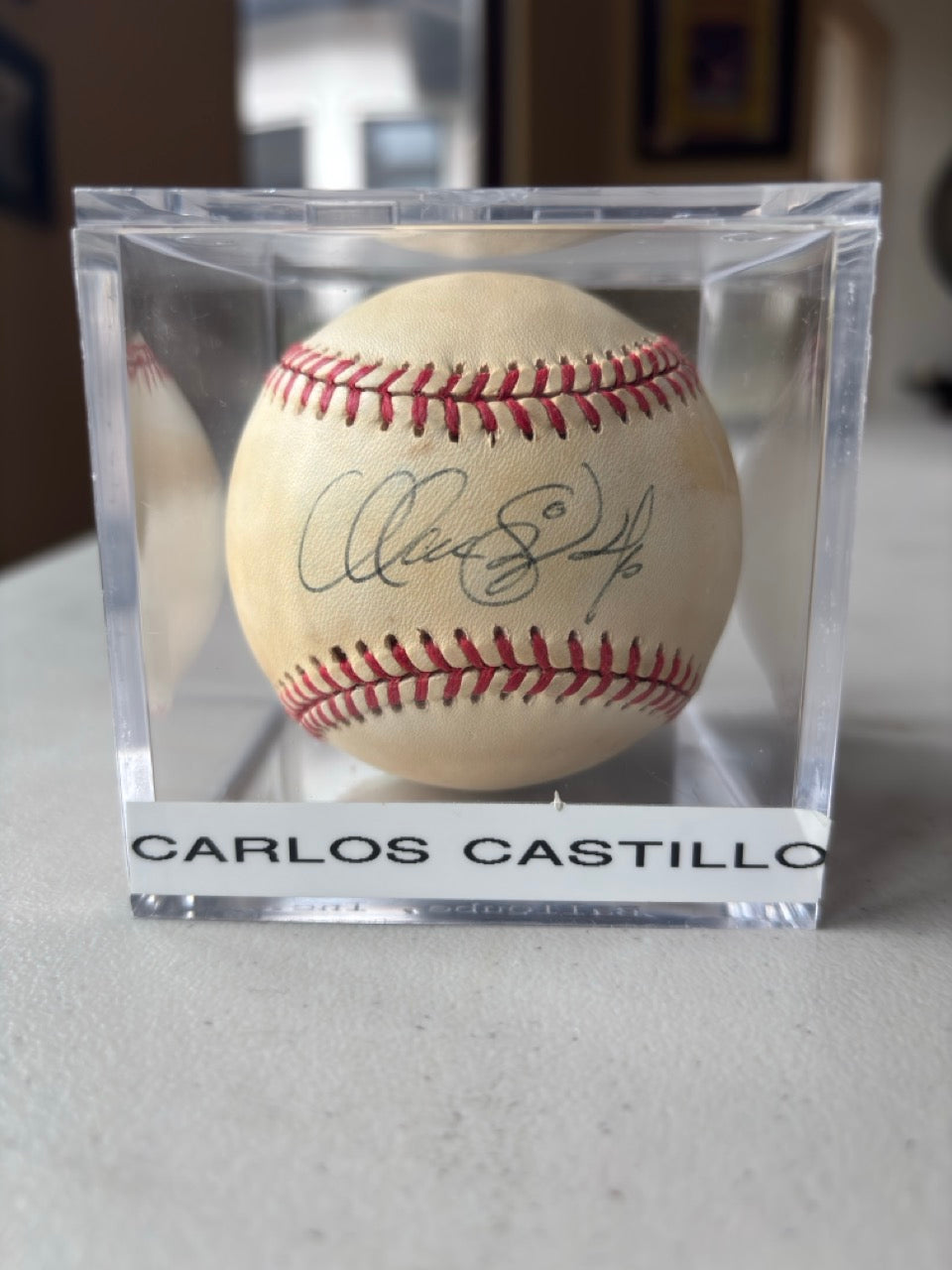 Carlos Castillo Autograph Baseball