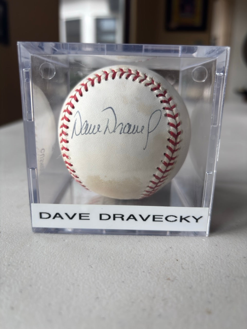 Dave Dravecky Autograph Baseball