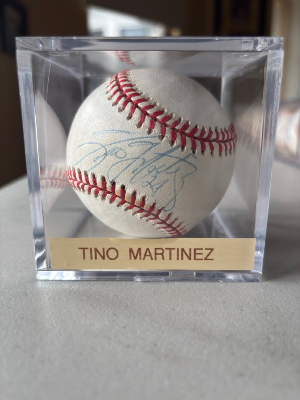 Tino Martinez Autograph Baseball