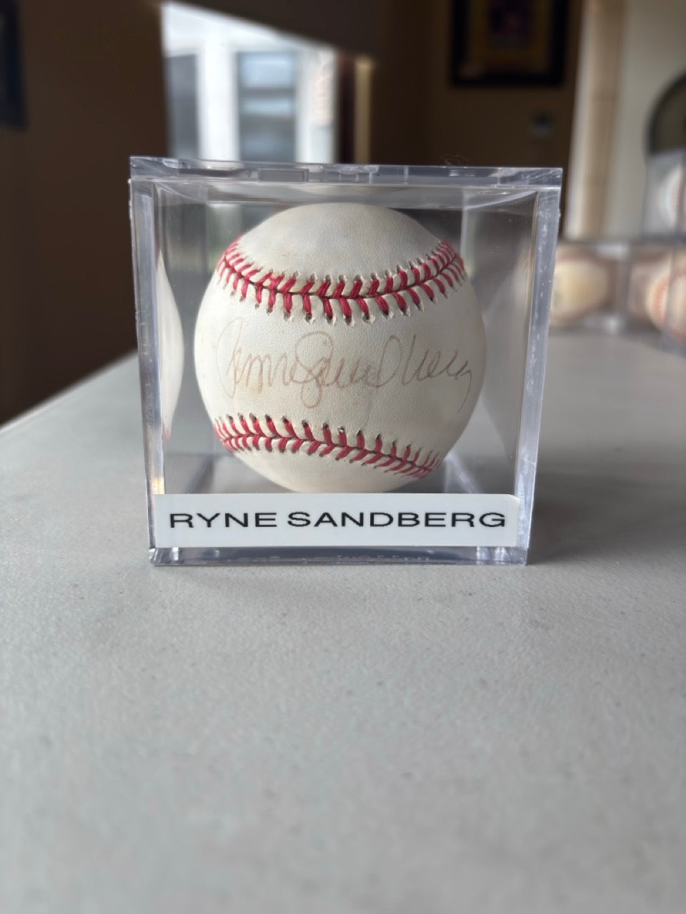 Ryne Sandberg Autograph Baseball