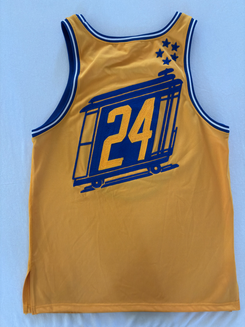 Rick Barry Personalized Autograph Warriors Jersey w/ Beckett COA