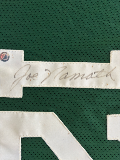 Joe Namath Autograph Jets Jersey