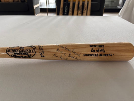 Ron Fairly Hillerich & Bradsby Personalized Autograph Bat
