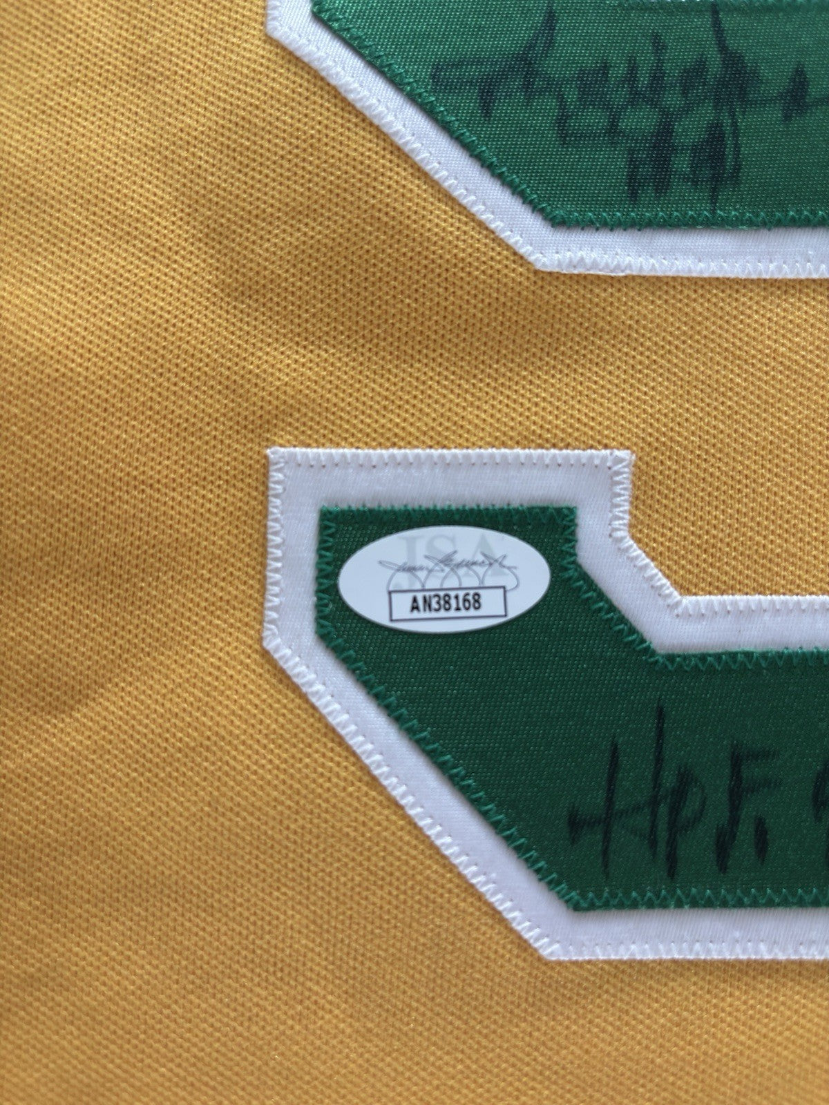 Reggie Jackson Autograph A’s Jersey w/ HOF Inscription JSA COA