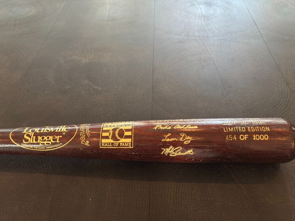1995 National Baseball HOF Induction Bat Limited Edition 454/1000