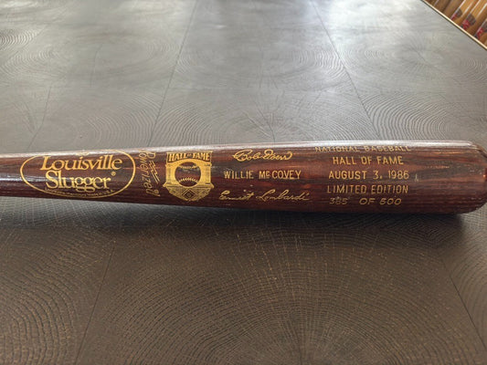 1986 National Baseball HOF Induction Bat Limited Edition 385/500