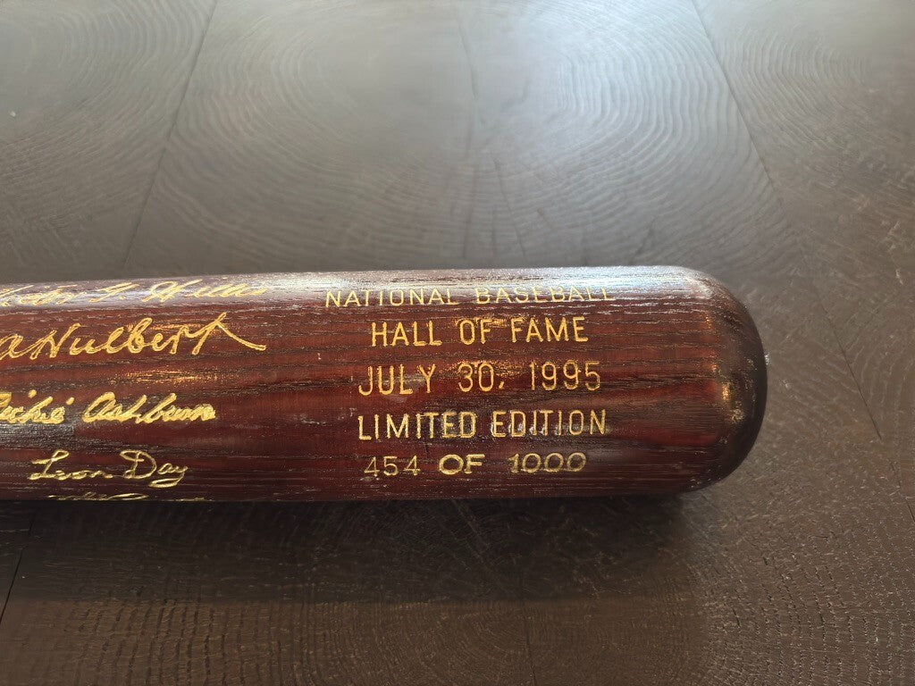 1995 National Baseball HOF Induction Bat Limited Edition 454/1000