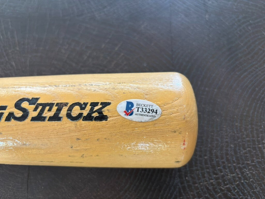 Willie Mays Adirondack Autograph Bat Beckett COA