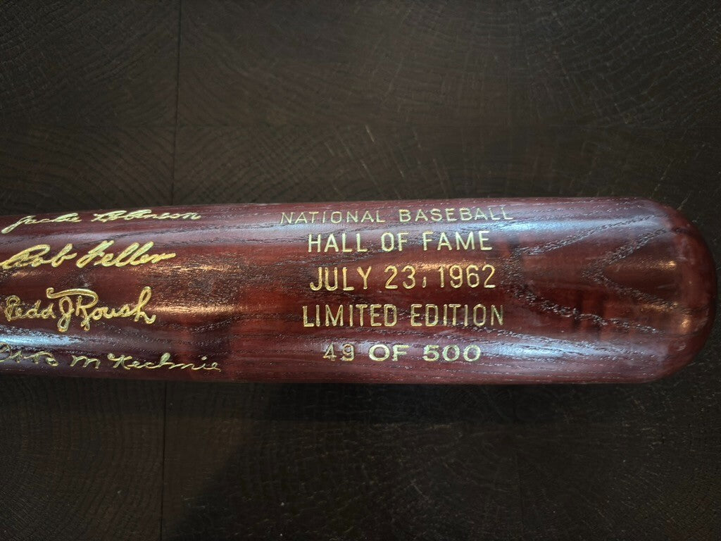 1962 National Baseball HOF Induction Bat Limited Edition 49/500