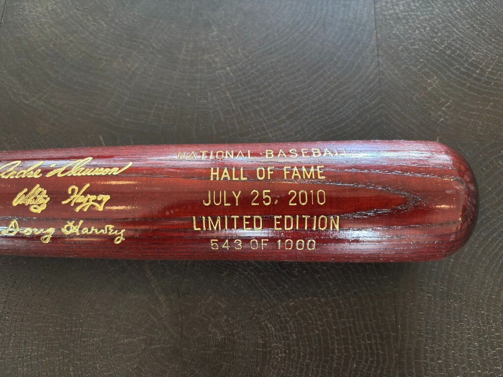 2010 National Baseball HOF Induction Bat Limited Edition 543/1000