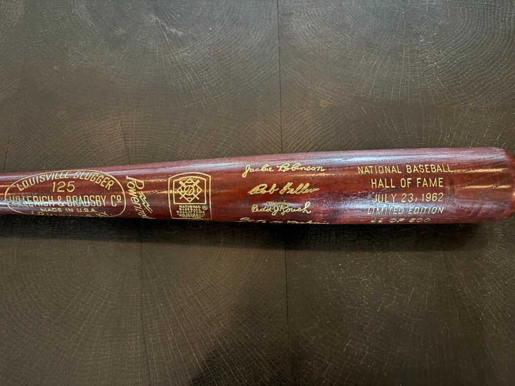 1962 National Baseball HOF Induction Bat Limited Edition 49/500