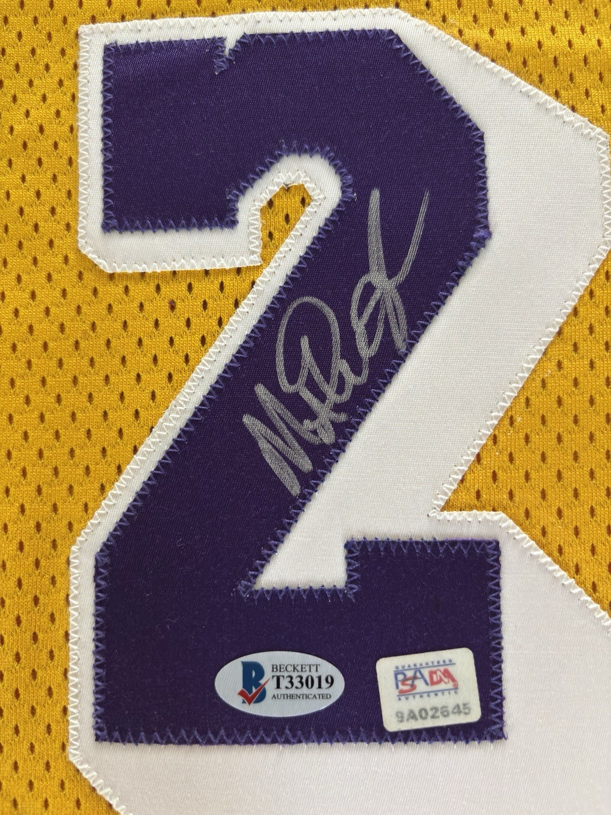 Magic Johnson Autograph Lakers Jersey Beckett PSA DNA 