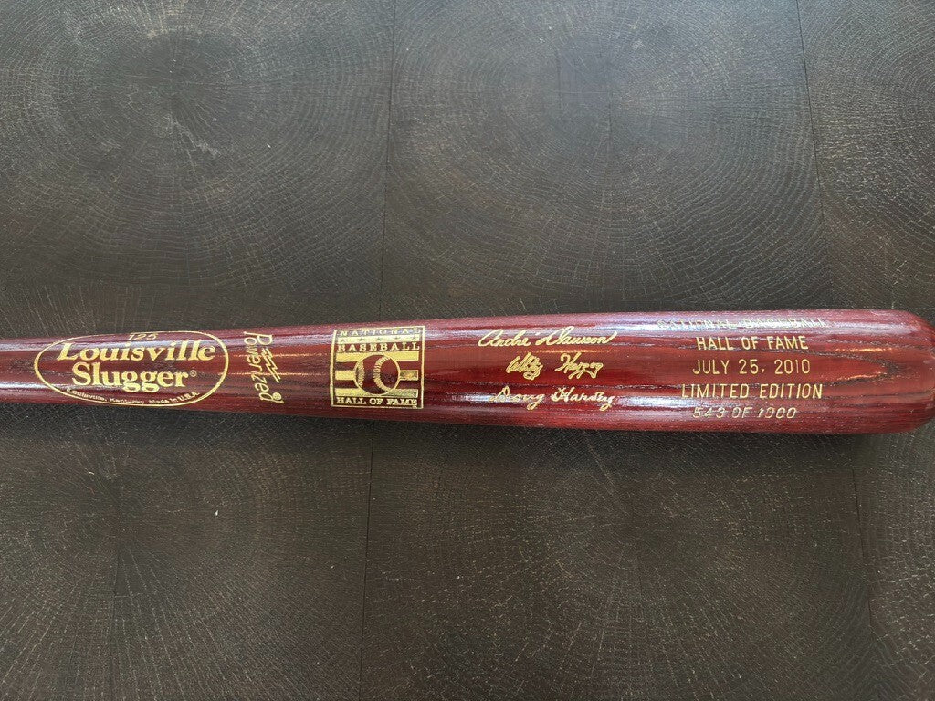 2010 National Baseball HOF Induction Bat Limited Edition 543/1000