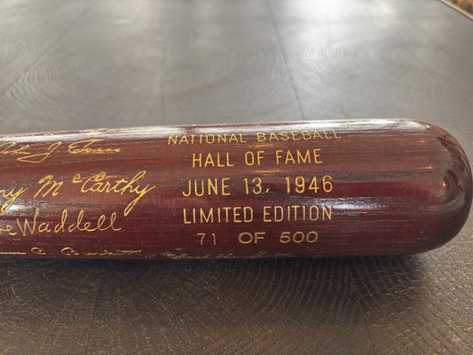 1946 National Baseball HOF Induction Bat Limited Edition 71/500