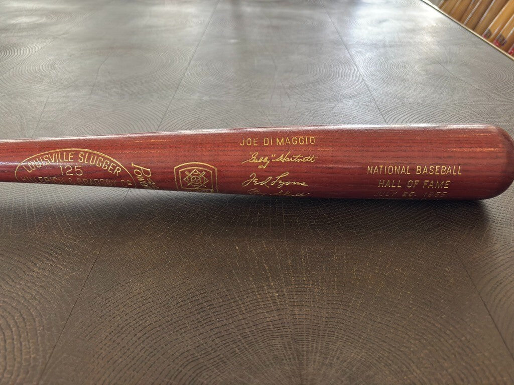 1955 National Baseball HOF Induction Bat Limited Edition 49/500