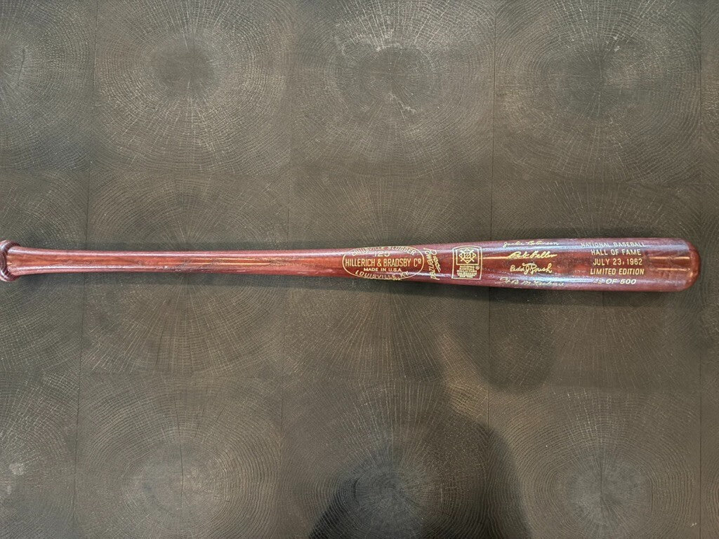 1962 National Baseball HOF Induction Bat Limited Edition 49/500