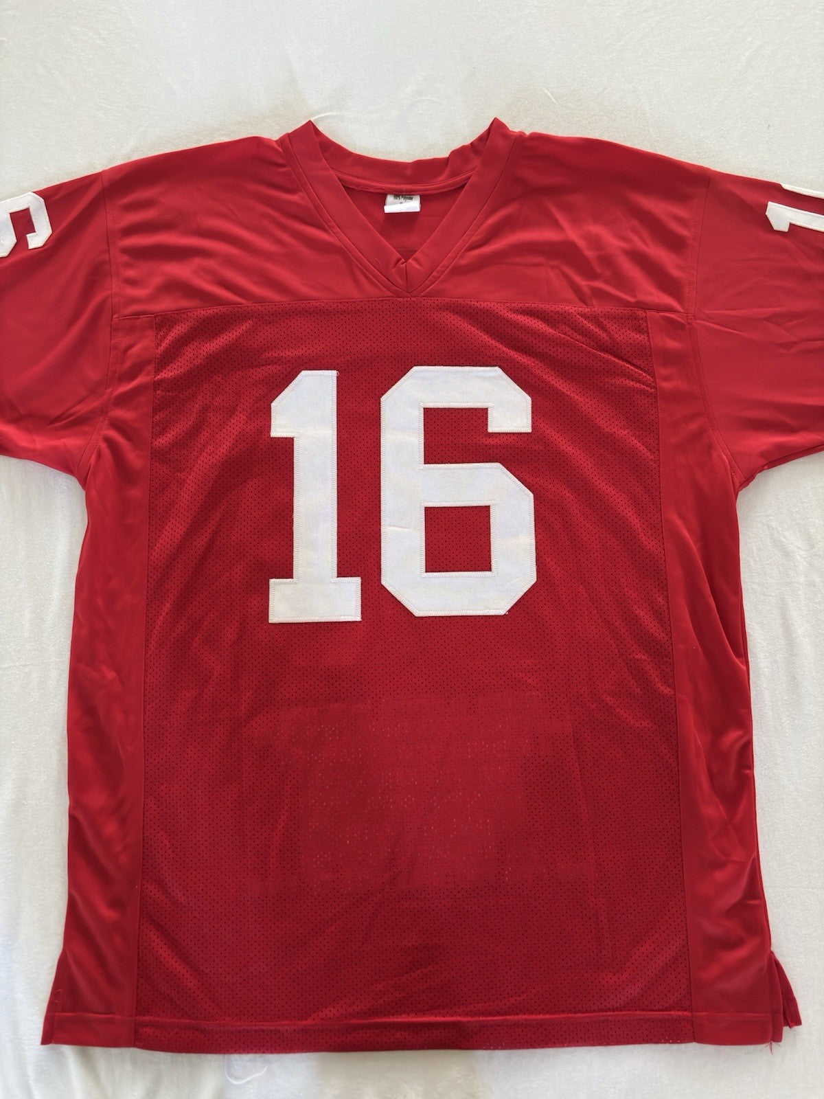 Joe Montana Autograph Achievements 49ers Jersey Beckett COA