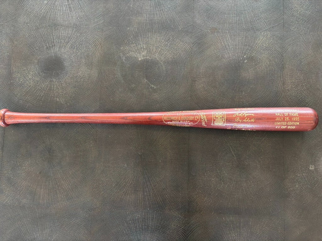 1955 National Baseball HOF Induction Bat Limited Edition 49/500