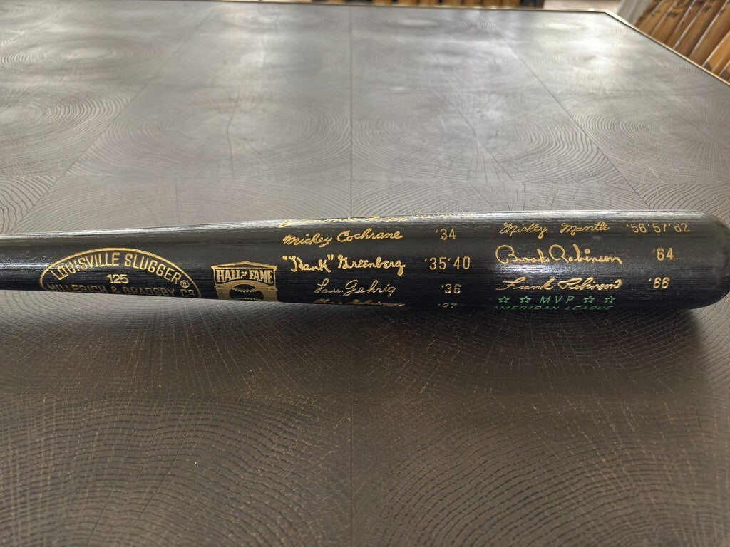 Louisville Slugger H&B AL MVP's Limited Edition Commemorative Bat 343/1000