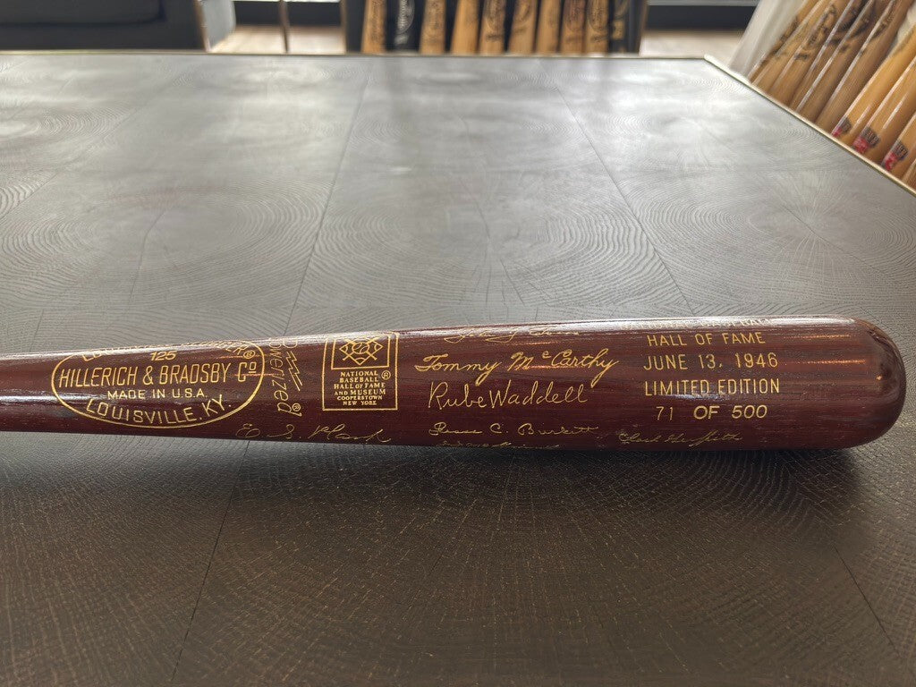 1946 National Baseball HOF Induction Bat Limited Edition 71/500