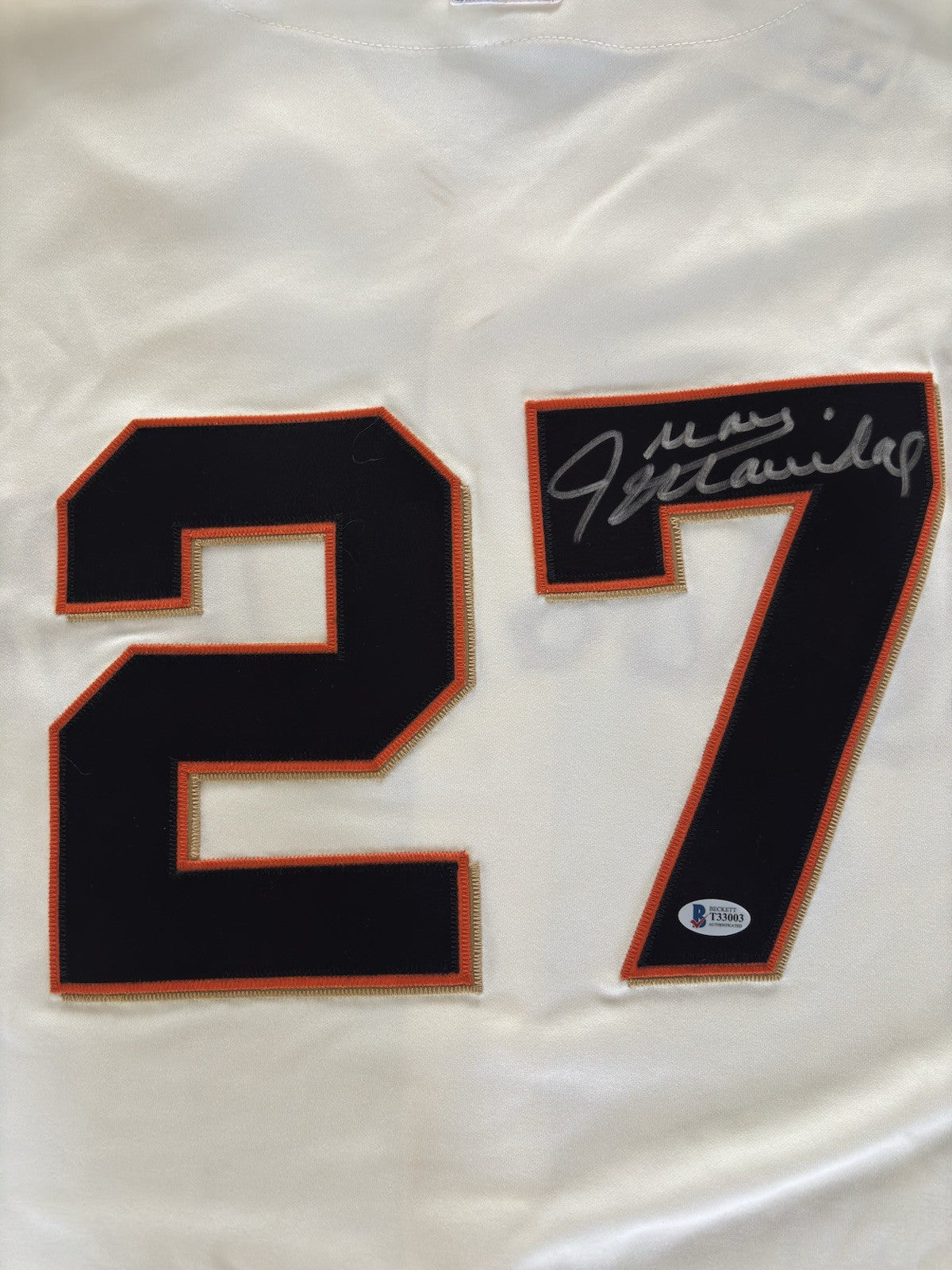 Juan Marichal Autograph San Francisco Giants Home Jersey Beckett COA