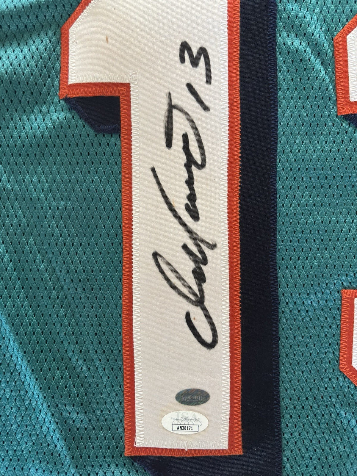 Dan Marino Autographed Authentic Dolphins Jersey JSA COA