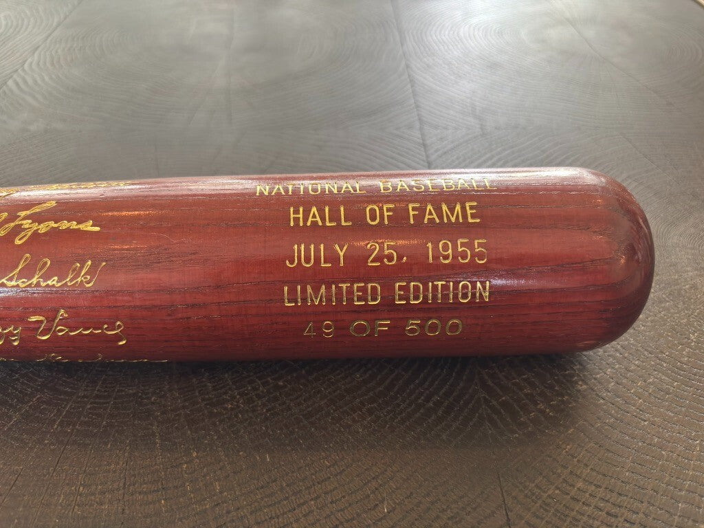 1955 National Baseball HOF Induction Bat Limited Edition 49/500