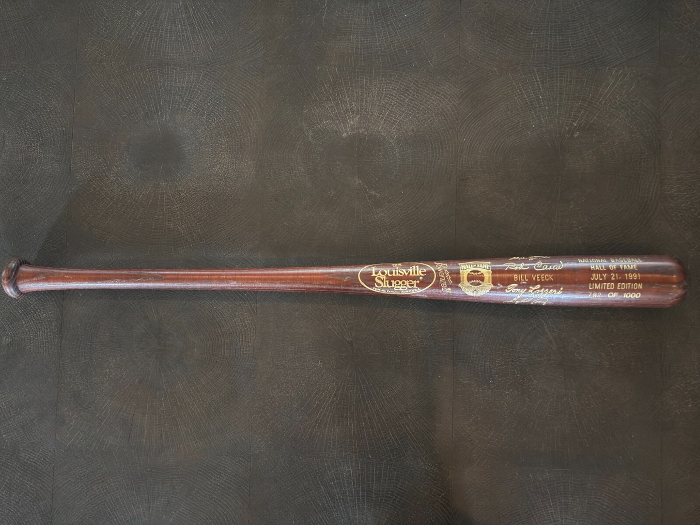 1991 National Baseball HOF Induction Bat Limited Edition 782/1000