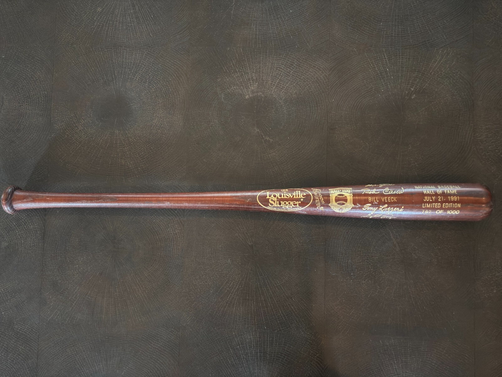 1991 National Baseball HOF Induction Bat Limited Edition 782/1000