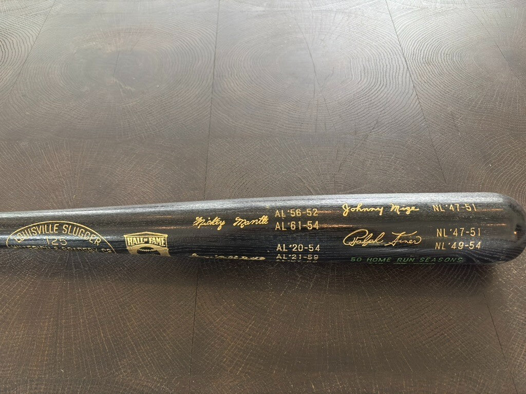 Hillerich & Bradsby Hall Of Fame 50 Home Run Seasons 716/1000 Bat 