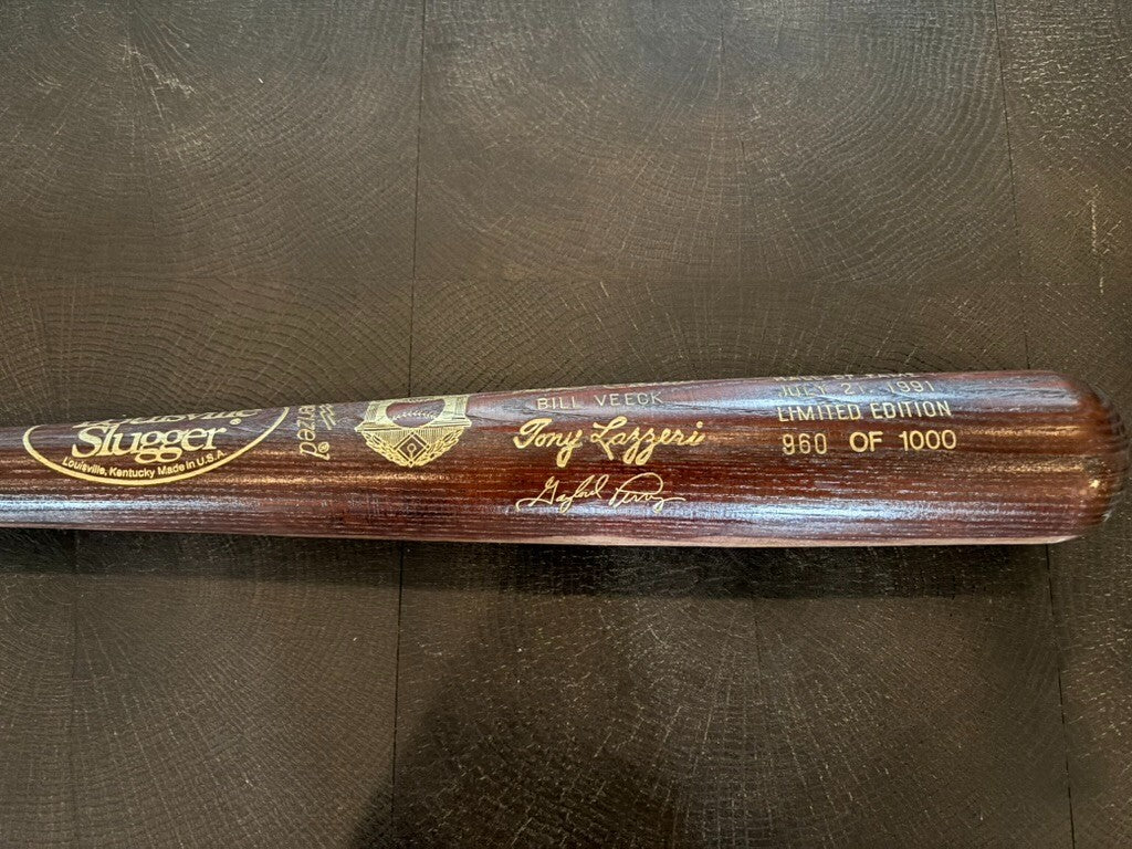 1991 National Baseball HOF Induction Bat Limited Edition 960/1000