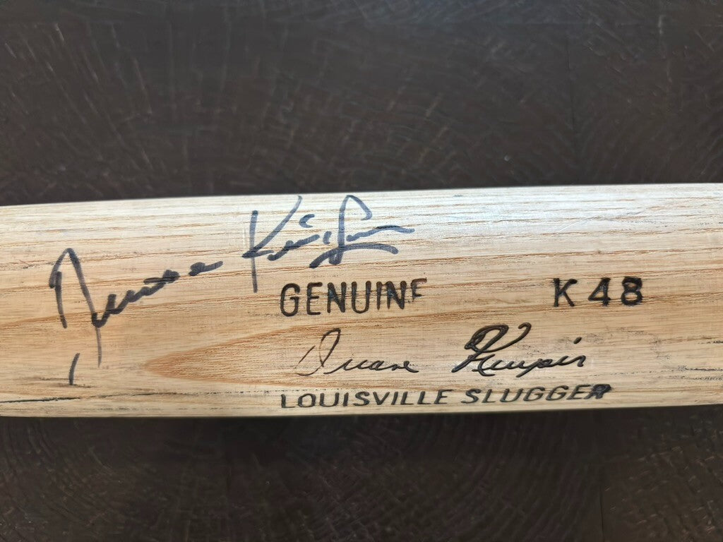 Duane Kuiper Autograph Louisville Slugger Bat