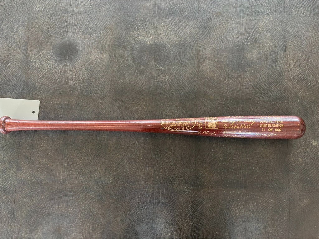 1946 National Baseball HOF Induction Bat Limited Edition 71/500