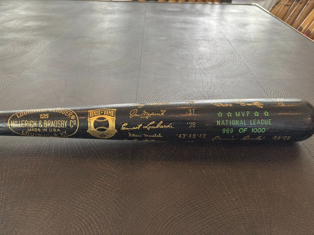 Louisville Slugger H&B NL MVP's Limited Edition Commemorative Bat #969/1000