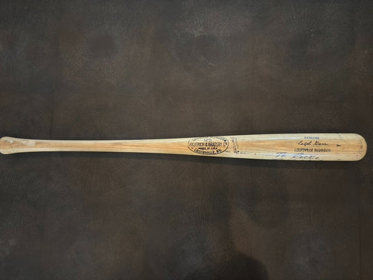 Ralph Garr Game Used Personalized Autograph Hillerich & Bradsby Bat