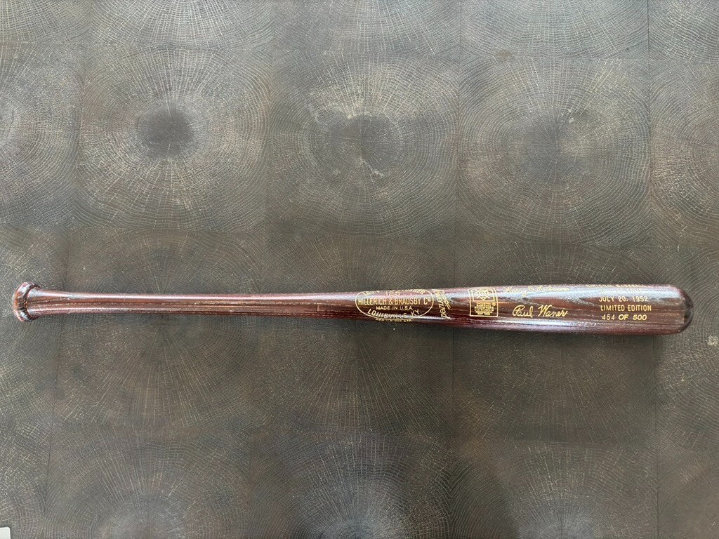 1952 National Baseball HOF Induction Bat Limited Edition 385/500