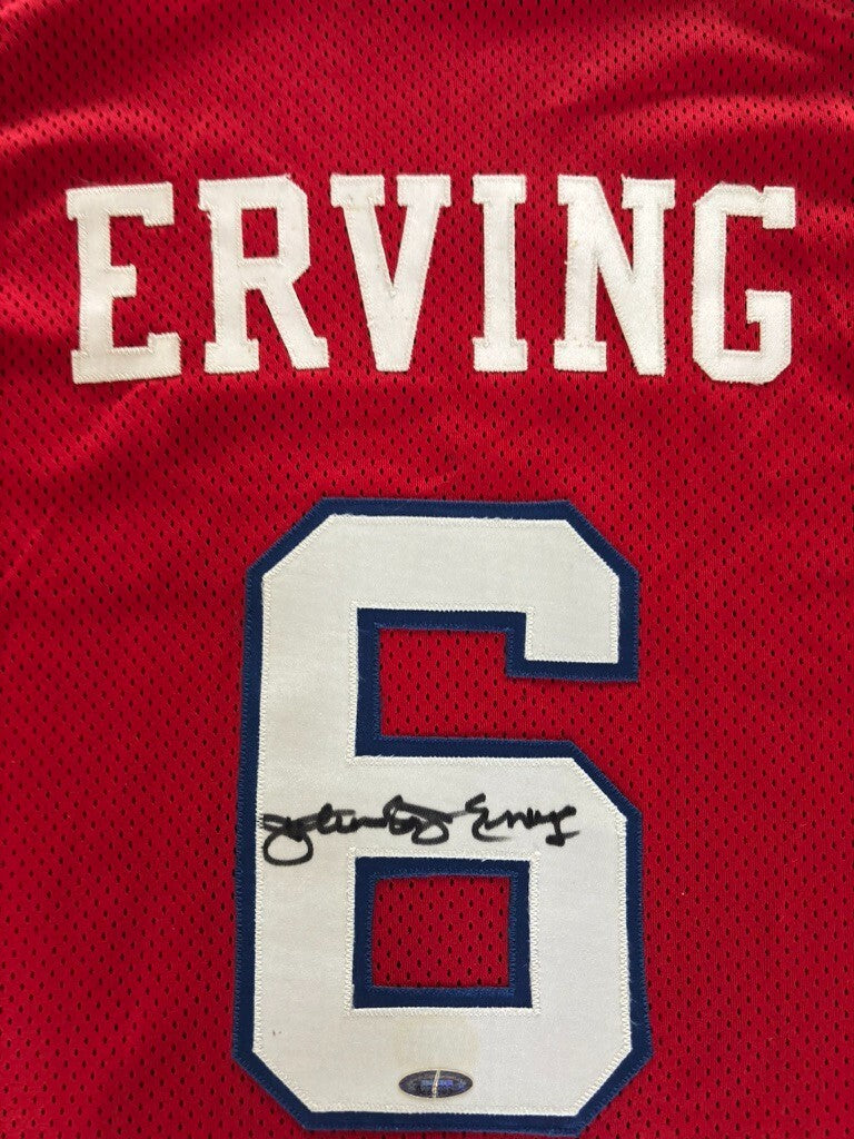 Julius Erving Autograph 76ers Jersey Tristar COA