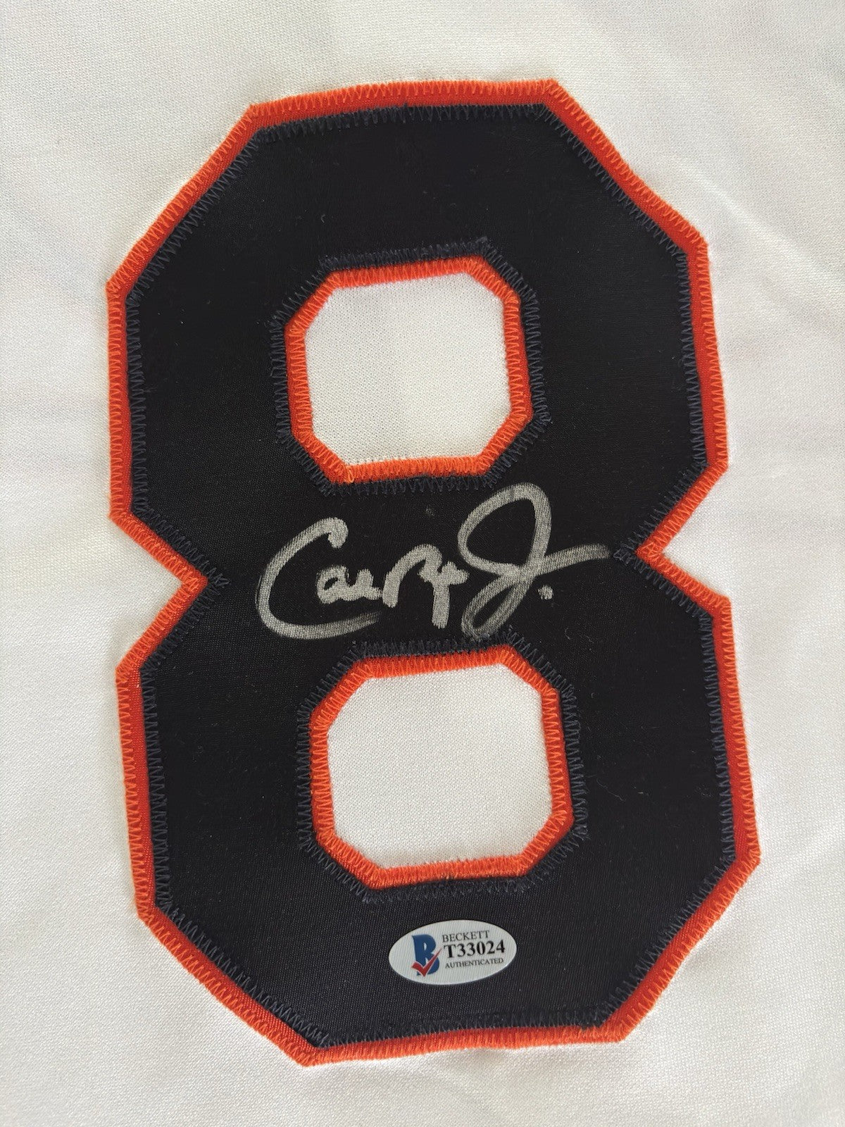 Cal Ripken Jr. Autograph Orioles Jersey Beckett COA
