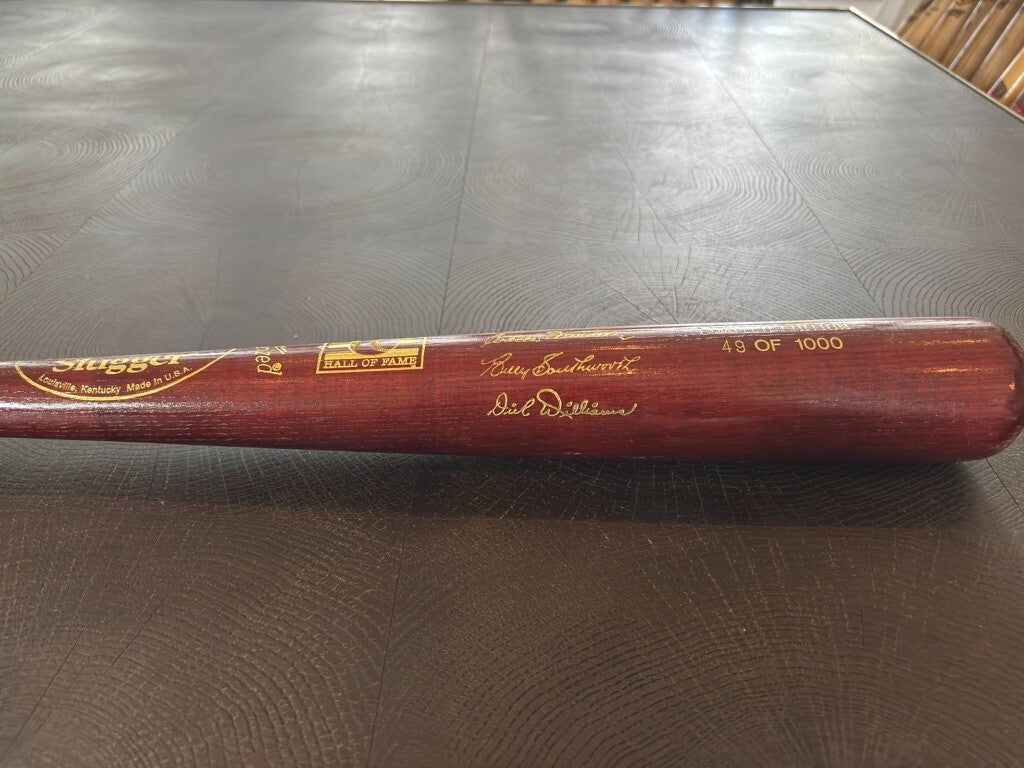 2008 National Baseball HOF Induction Bat Limited Edition 49/1000