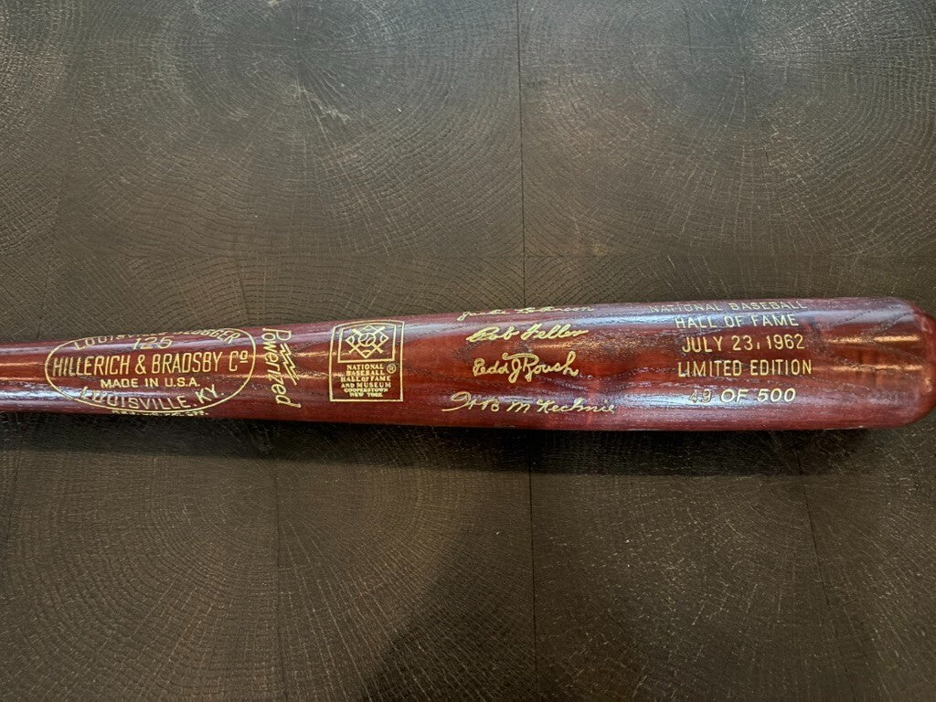 1962 National Baseball HOF Induction Bat Limited Edition 49/500