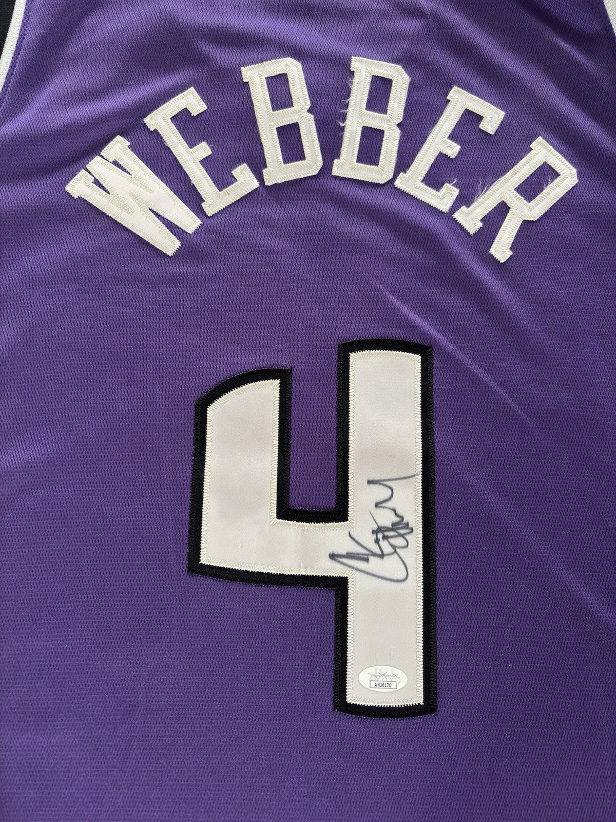 Chris Webber Autograph Authentic Kings Jersey JSA COA