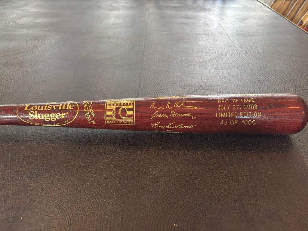 2008 National Baseball HOF Induction Bat Limited Edition 49/1000