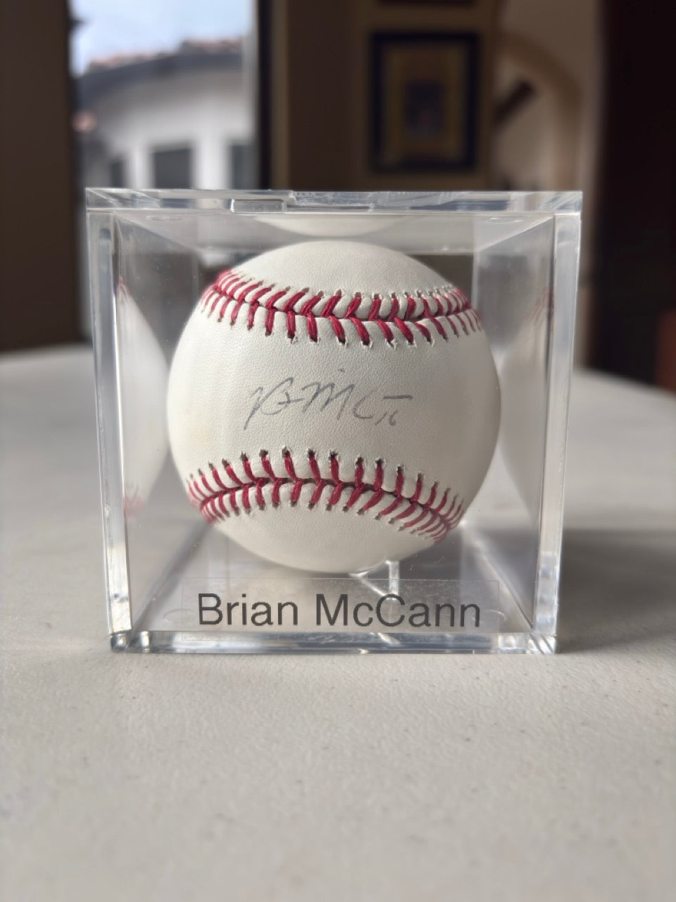 Brian McCann Autograph Baseball